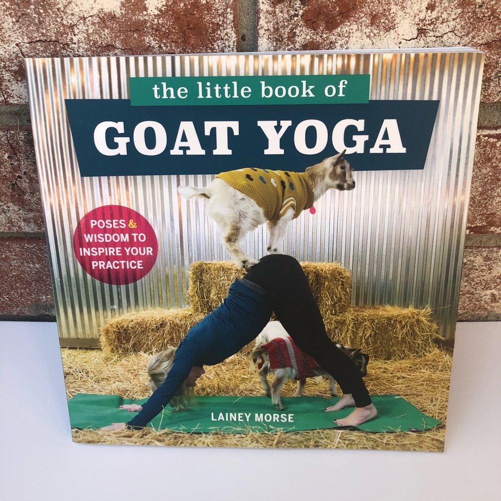 3/$12! Little Book of Goat Yoga Poses & Wisdom to Inspire Lainey Morse PB